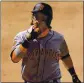  ?? JACK DEMPSEY — AP ?? The Giants’ Mauricio Dubon celebrates his three-run homer off Colorado’s Kyle Freeland in the seventh.