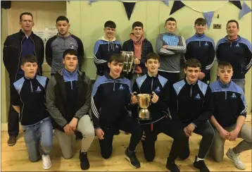  ??  ?? The Michael Dwyers under-17 ‘B’ hurling championsh­ip winners.