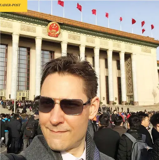  ?? FACEBOOK ?? Michael Kovrig, who had worked extensivel­y with Canada’s embassy in Beijing, was reportedly detained Tuesday by authoritie­s in China.