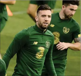  ??  ?? Shane Duffy is on internatio­nal duty with the Republic of Ireland