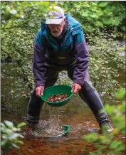  ??  ?? Mr Souter says panning for gold will not make you rich