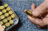  ?? Rich Pedroncell­i/Associated Press 2019 ?? In a 2-1 ruling, a federal appeals court granted the state a stay of a Jan. 30 ruling that blocked background checks for ammunition purchases.