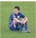  ?? FOTO: IMAGO ?? Große Enttäuschu­ng nach dem Abpfiff bei Lionel Messi.