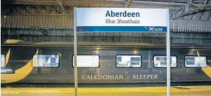  ??  ?? The ‘new and improved’ Caledonian Sleeper has had reliabilit­y problems