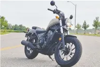  ?? JACOB BLACK ?? The 2019 Honda Rebel 500 is confidence inspiring.