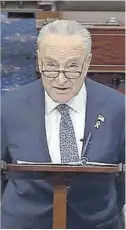  ?? AP ?? Chuck Schumer.