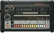  ??  ?? The sequencer on the 808, a row of 16 color-coded buttons, offered artists a way to store beats they
programmed.