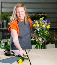  ??  ?? Jo found a gap in the market for an online florist – and now business is blooming!