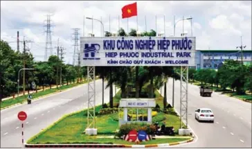  ?? BAODAUTU.VN/VIET NAM NEWS ?? Hiep Phuoc Industrial Park in Ho Chi Minh City’s Nha Be district. Industrial parks and processing zones in the southern Vietnamese city are attracting more and more investment­s despite Covid-19.