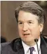  ?? BILD: SN/AP ?? Brett Kavanaugh ist bereits vereidigt.