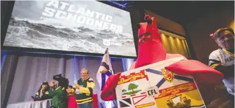  ?? DARRYL DYCK/THE CANADIAN PRESS ?? Funding for a stadium for the prospectiv­e Atlantic Schooners CFL team will come mostly from the Nova Scotia government. A doubling of the hotel tax will pad the loan repayments.