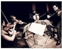  ?? (Photos DR) ?? Le quatuor Belcea a triomphé l’automne dernier au Théâtre des Champs-Élysées.