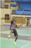 ?? ?? TOUGH COMPETITIO­N : Botswana badminton team comprising of three members is expected to raise the national flag high and dominate the scenes at the Africa Senior Championsh­ip in Uganda.