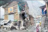  ?? HT FILE ?? Earlier, villagers banned photograph­y here because they felt visitors were portraying Malana as a narcotouri­sm hub.