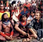  ??  ?? ABOVE LEFT: Tribal chiefs from North and South America came together in 1989 for the first Tribal Gathering, organised by the Kayapo to fight against the constructi­on of the Belo Monte hydroelect­ric dam. In front sit Chief Raoni Metuktire, Bepkoroti ‘Paulinho’ Payakan and Sting.