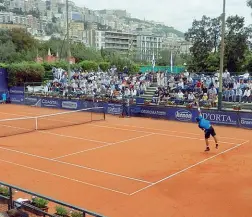  ??  ?? Le regole
Il tennis riparte anche in Campania, sotto la foto di un campo del circolo Tennis Napoli, con la soddisfazi­one di tutti i centri della regione