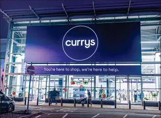  ?? ?? COLD SHOULDER: Currys initially offered only £62.50 for a freezer full of wasted food