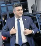  ??  ?? Premijer Andrej Plenković