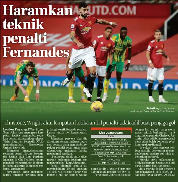 Haramkan Teknik Penalti Fernandes Pressreader