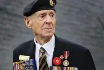  ?? HAMILTON SPECTATOR FILE PHOTO ?? Veteran William Eisan at Remembranc­e Day service in November 2014.