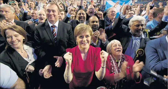  ?? Steven Camley is on holiday ?? NICOLA STURGEON: Has the opportunit­y for a momentous year if she can keep happy those supporters wanting a second referendum sooner rather than later.