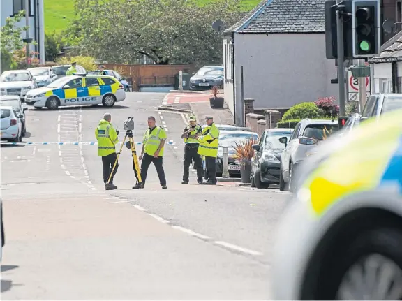  ?? Picture: Wullie Marr. ?? Police in Fife have appealed for anyone who witnessed the collision, or has any informatio­n, to contact officers.