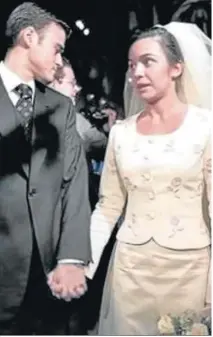  ?? EFE ?? Elena y Luis Enrique se casaron hace 25 años en Barcelona.