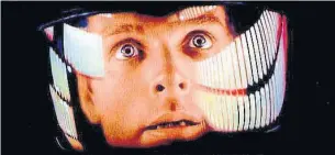  ??  ?? Keir Dullea as astronaut Dave Bowman in scene from 2001: A Space Odyssey. The actor was in attendance at Cannes when the film got a stellar salute.