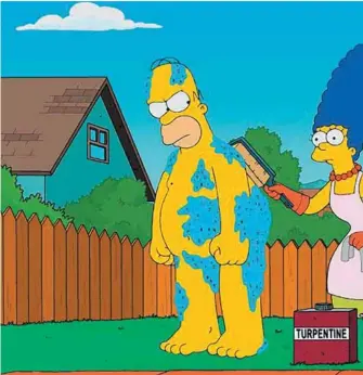  ?? / Getty Images ?? Bart dice que cuando crezca quiere un gordo discapacit­ado como su papá.