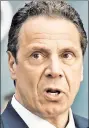  ??  ?? Gov. Cuomo