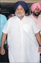  ?? RAVI KUMAR/HT ?? SAD chief Sukhbir Singh Badal.