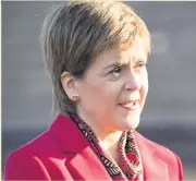  ??  ?? RESTRICTIO­NS Sturgeon warns against quick release