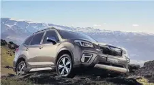  ?? PHOTO: SUPPLIED ?? The Subaru Forester was named as the 2018 New Zealand Car of the Year.