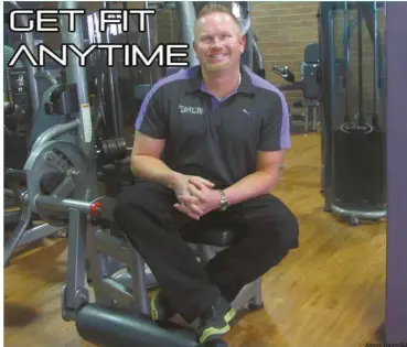  ?? Agnes Hagin/SJ ?? Adam Atkinson, owner, talks about success of Anytime Fitness in Rockmart where he says business is brisk.