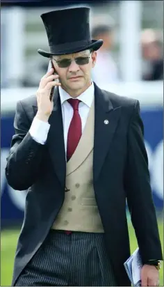 ??  ?? Aidan O’Brien at Royal Ascot in more normal times. This time around he had to be content with watching the action from his home base.