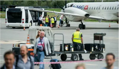  ?? TI-PRESS ?? Tempi duri per l’aviazione, anche a Lugano