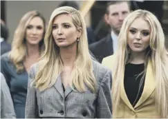  ??  ?? 0 Trump’s daughters Ivanka and Tiffany at the UN yesterday