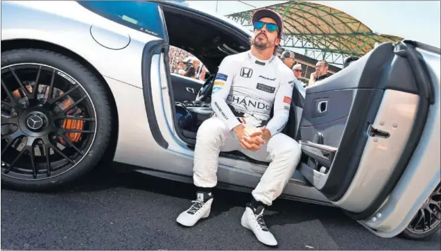  ??  ?? DESPEDIDA. Fernando Alonso disputará sus últimas nueve carreras de Fórmula 1 este año porque en la próxima temporada, 2019, no formará parte de la parrilla del Mundial.