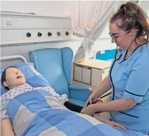  ?? ?? Skills Students will train in the Forth Valley College simulated medical ward