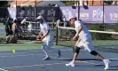  ?? Photograph: Rick Barry ?? Rick Barry in action on the pickleball court.