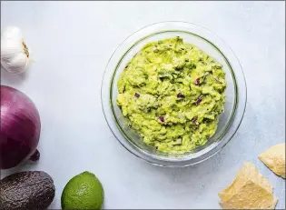  ?? JENNIFER FARLEY/THE WASHINGTON POST ?? Guacamole with lime