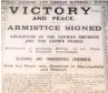  ??  ?? The announceme­nt in the Macclesfie­ld Courier and Hearld on November 16, 1918