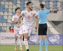  ??  ?? GOL. Rafa Mir marcó el único tanto del encuentro.