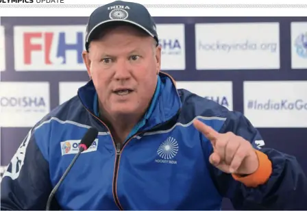  ?? ROUT ?? Helpless: “We are extremely disappoint­ed that we can’t travel for the FIH Pro League matches due to the ensuing conditions due to Covid-19,” said men’s hockey coach Graham REID.BISWARANJA­N