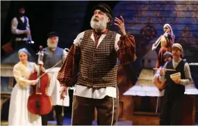  ??  ?? Stephen Aberle plays Tevye in Persephone Theatre’s production of Fiddler on the Roof, which has been extended to Dec. 28.