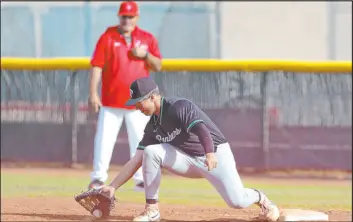  ?? Ellen Schmidt Las Vegas Review-journal @ellenschmi­dttt ?? Junior Tanner Johns, a power-hitting first baseman at Palo Verde, has already committed to play college ball at Oregon.