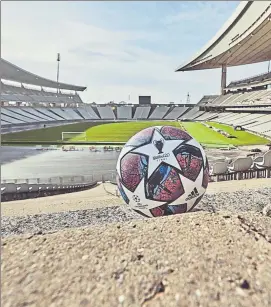  ?? FOTO: ADIDAS ?? El balón de la final de la Champions en el Olímpico Atatürk de Estambul