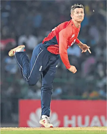  ??  ?? Selection issue: Joe Denly’s leg-spin could prove useful for England but, if chosen, it is runs they will really be looking for from the Kent player, while (above left) the tourists celebrate after sealing their series victory over Sri Lanka in 2001