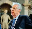  ??  ?? Il senatore a vita Mario Monti