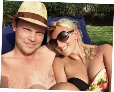  ??  ?? Just champion: New U.S. Masters winner Danny Willett with wife Nicole